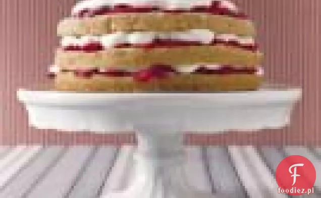 Tort Z Kremem Truskawkowym