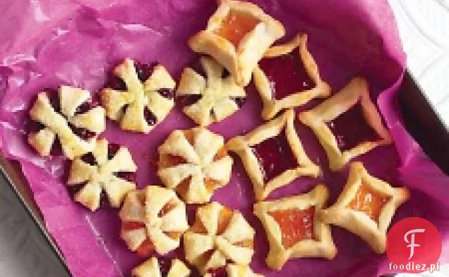 Ciasteczka śmietankowo-serowe nadziewane dżemem