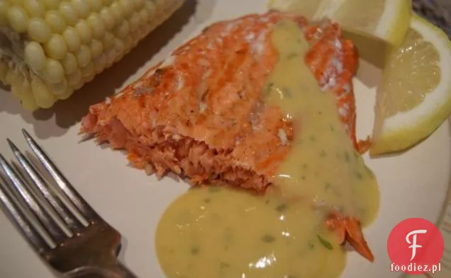 Grillowany Łosoś Z Bazylią Aioli