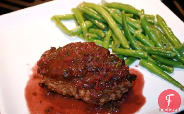 Filet Mignon z sosem Madeira Pan z musztardą i anchois
