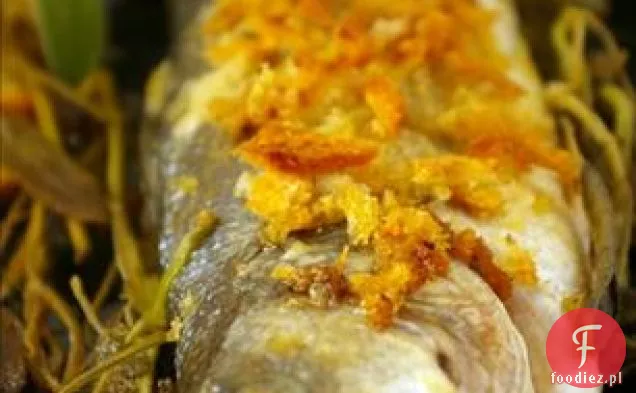 Pesce Lupo Al Forno (Pieczony Okoń Morski Z Szałwią)