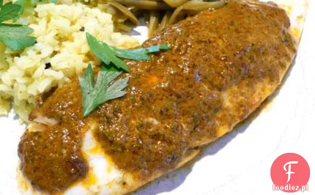 Curry Piekarnik Gotowane Na Parze Ryby