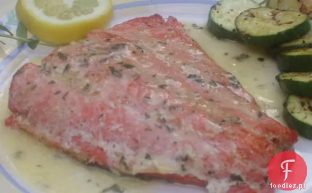 Grillowany Łosoś Z Masłem Estragonowym