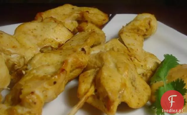 Sate Z Kurczaka W Sosie Orzechowym