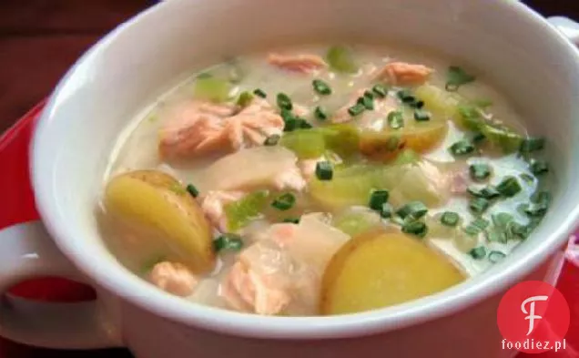 Wendy ' s wędzony łosoś Chowda