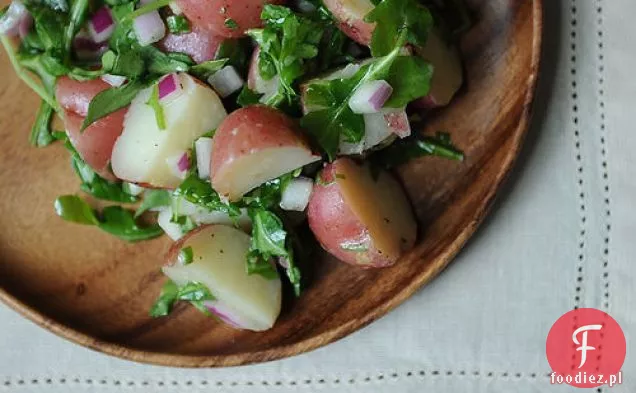 Sałatka Ziemniaczana Z Rukolą I Dijon Vinaigrette