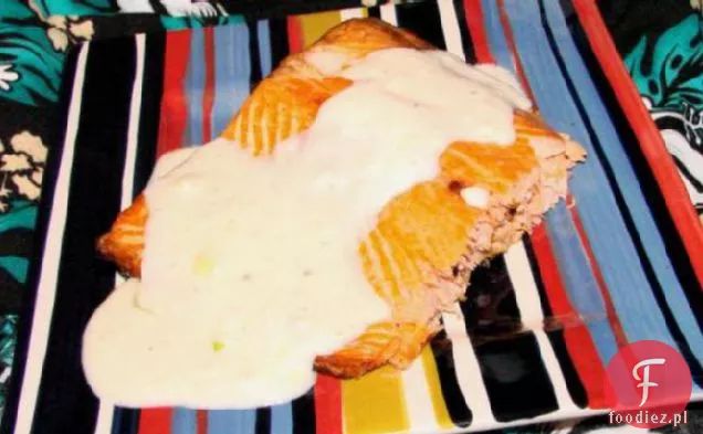 Łosoś W Sosie Krabowym