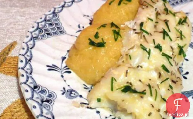 Dorsz Rozmarynowy Z Puree Rutabaga