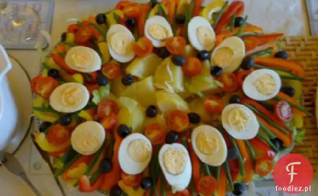 Sałatka Z Łososia Wędzonego (W Stylu Nicoise)