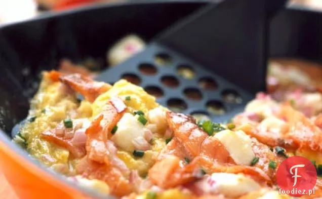 Frittata Z Łososia Wędzonego