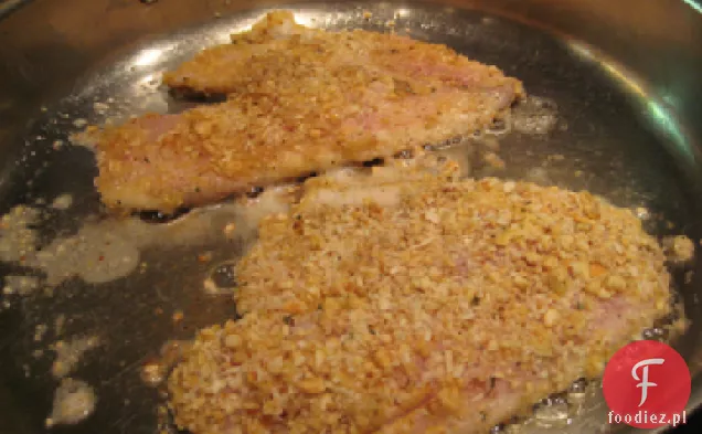 Pecan-crusted Catfish With White Cheddar Grit