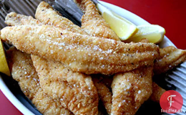 Mąka kukurydziana smażony Sum z Rémoulade