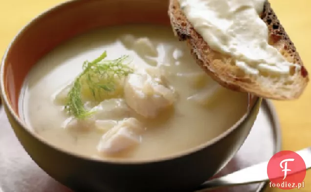 Zupa rybna z cytryną Aioli
