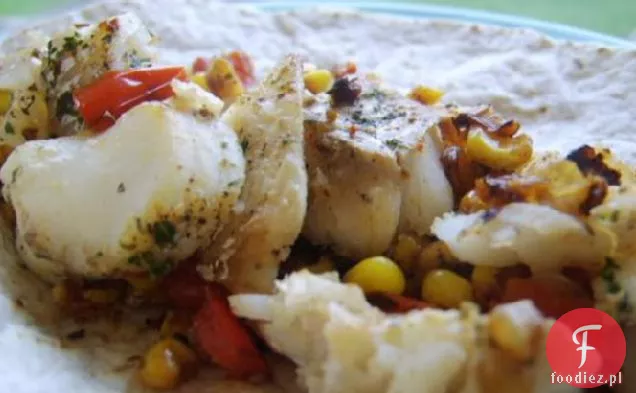 Pieczone Tacos Z Rybą Kukurydzianą