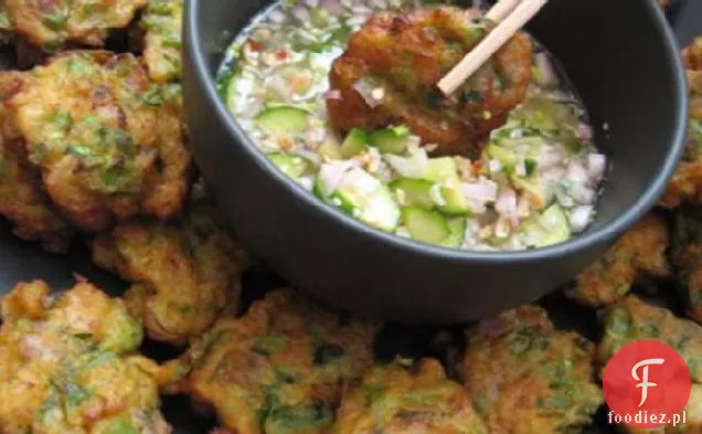 Tod Mun Goong ( Thai Fish and Shrimp Cakes )