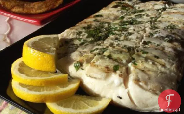 Grillowany Halibut Po Prostu Pyszny