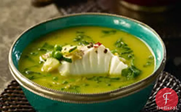 Halibut w żółtym bulionie Curry