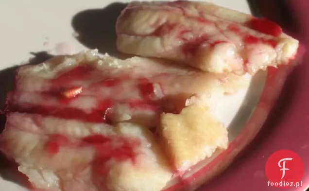 Halibut, Grillowany, Z Sosem Czosnkowym Z Czerwonej Porzeczki