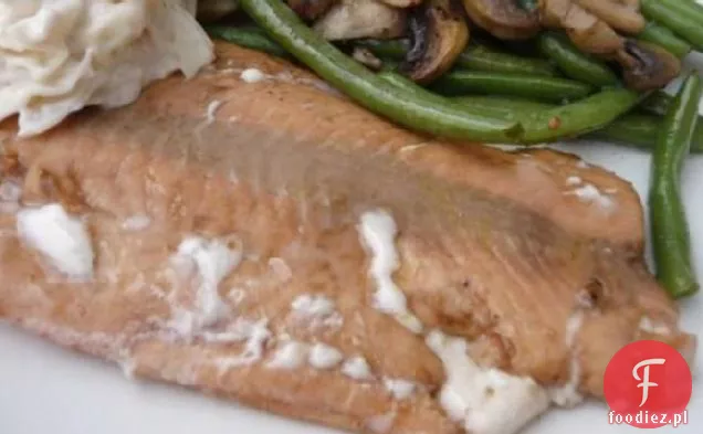 Łosoś z klonową glazurą balsamiczną