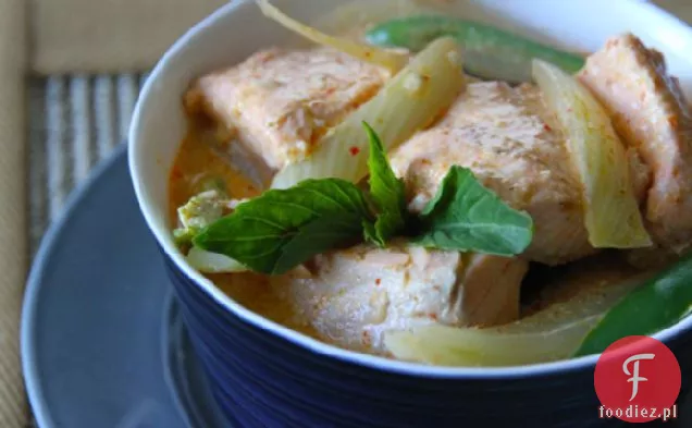 Łosoś-Koper Czerwony Curry