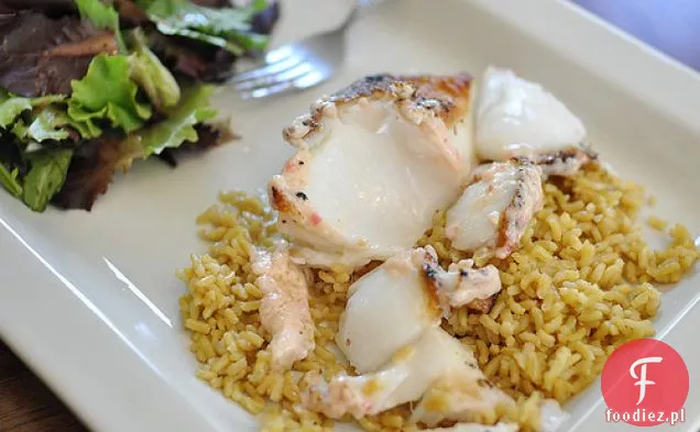 Pastor Ryan ' s Bronze Sea Bass With Lemon Shallot Butter