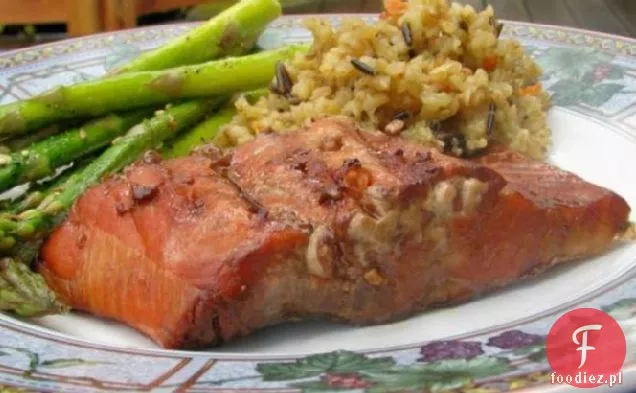 Łosoś Teriyaki