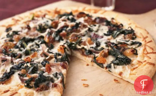 Zimowa Zieleń, Asiago i anchois Pizza