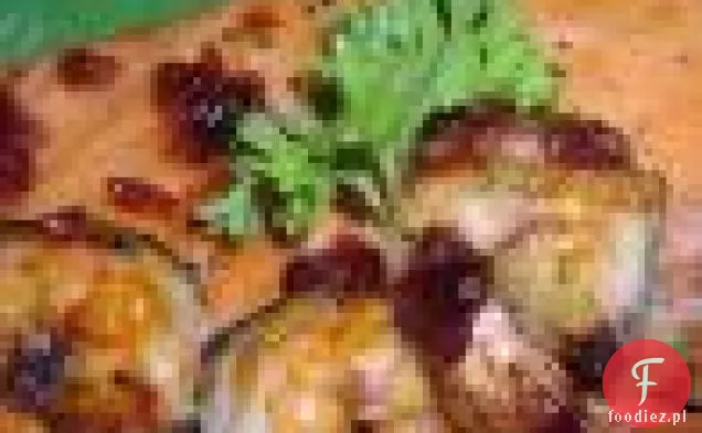 Łosoś gotowany w szampanie z kaparami i estragonem