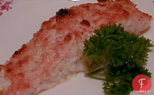 Łosoś Z Skórką Z Parmezanu
