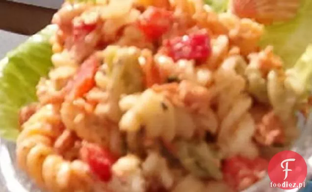 Sałatka Z Łososia Fusilli