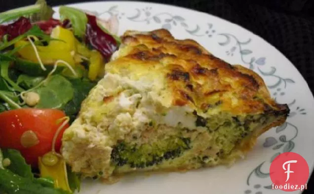 Craze-e quiche z łososia i brokułów