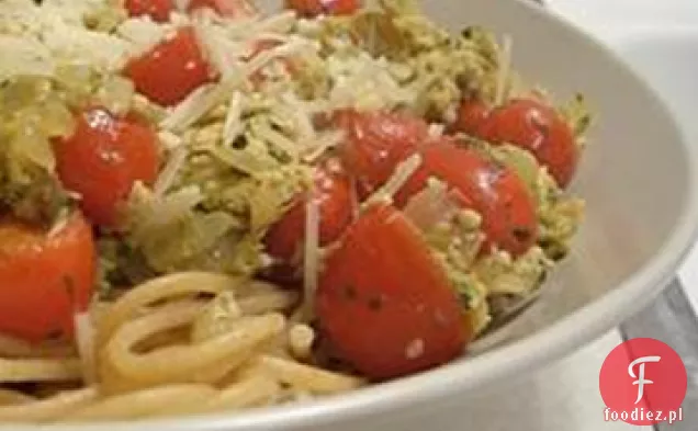 Makaron Pesto Z Łososia Wędzonego