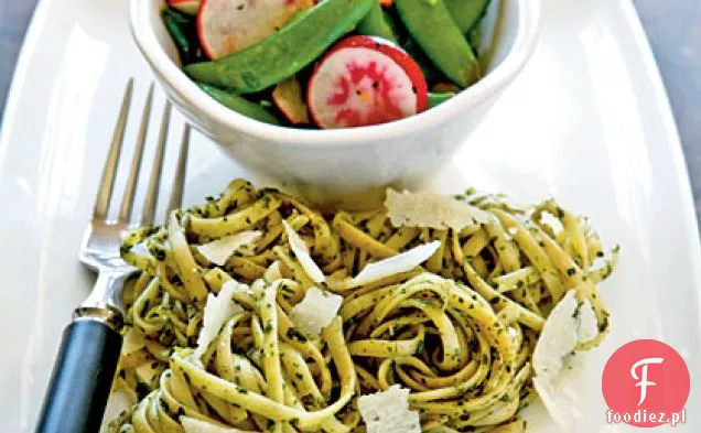 Linguine z pesto z rukoli