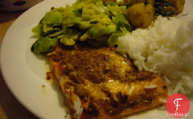 Curry Z Łososia Z Musztardą