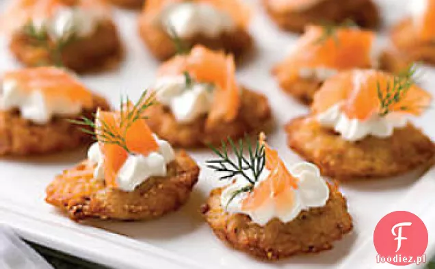 Łososiowe Latkes