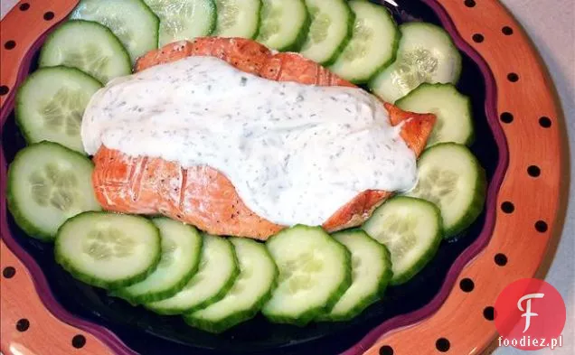 Alaskan Wędzony Łosoś Nicoise Z Pokruszonym Serem Feta