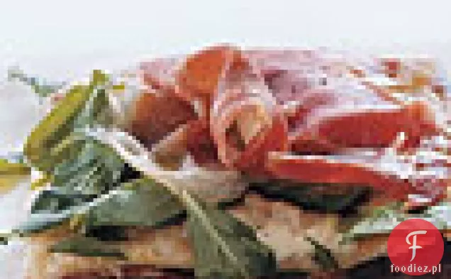 Pizza z Fontiną, Prosciutto i rukolą