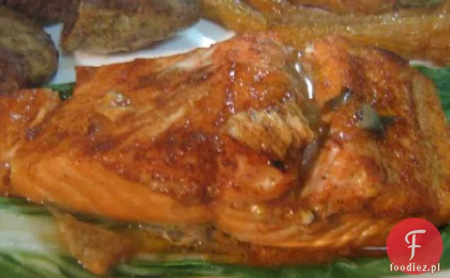 Łosoś Pieczony W Cytrusach