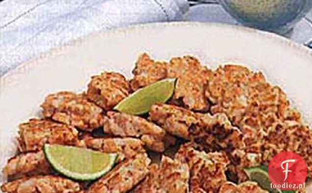 Ciasta z łososia z sosem Estragonowo-szczypiorkowym