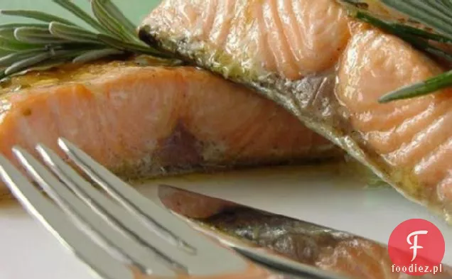 Grillowany lub pieczony łosoś z lawendą
