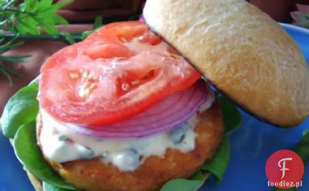 Hamburgery Z Łososia Z Majonezem Tatarskim
