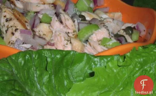 Sałatka Z Grillowanego Łososia