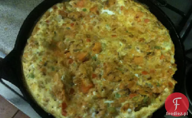 Frittata Z Łososia Wędzonego
