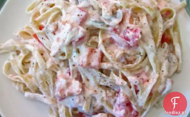 Northwest Kremowy Wędzony Łosoś Fettuccine Alfredo