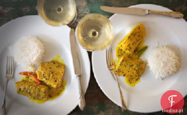 Łosoś w sosie musztardowym bengalskim