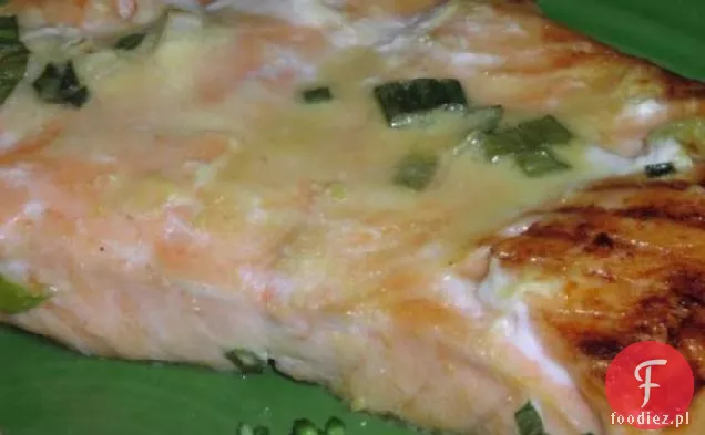 Grillowany Łosoś Z Marynatą Musztardowo-Pomarańczową