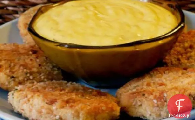 Ciasto Ziemniaczane Z Łososiem Wędzonym Z Kremem Czosnkowym