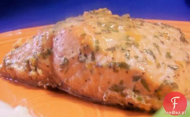 Pieczony Estragon Łosoś Pomarańczowy