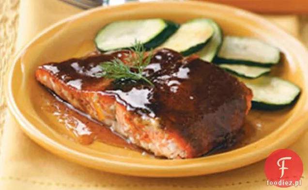 Przepis Na Łososia Szkliwionego Pomarańczowo