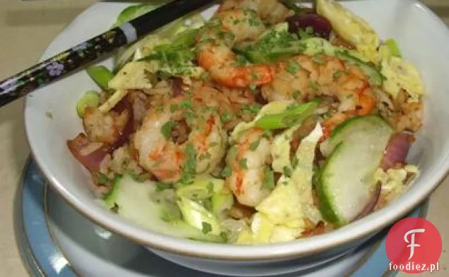 Makaron Vicki z krewetkami i krabami